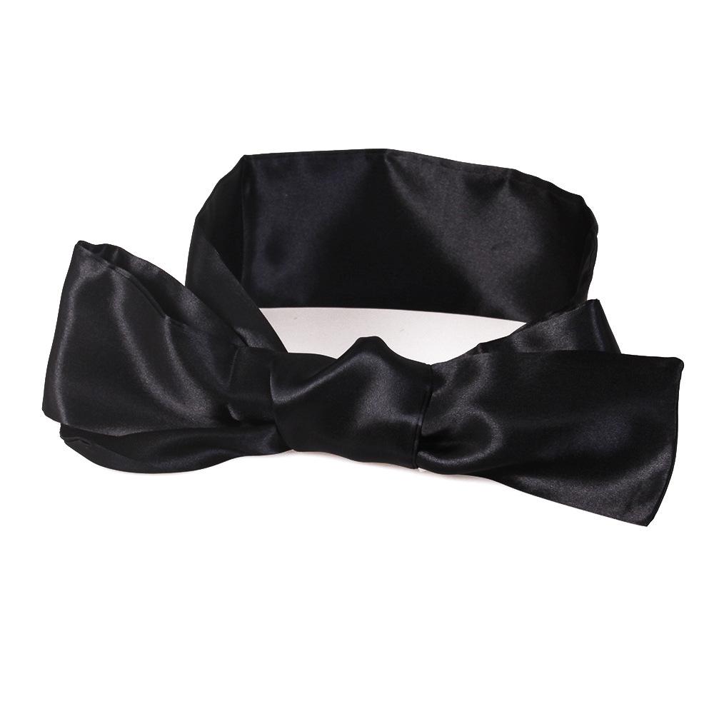 Silk Erotic Blindfold SM Restraint - 1.5m Light-Blocking for Flirting & Passion