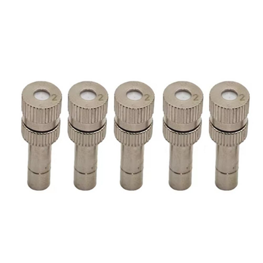 10pcs High Quality Atomizing Misting Nozzle Garden Water Irrigation Sprinkler Quick Pushing Nozzles For Misting Cooling System
