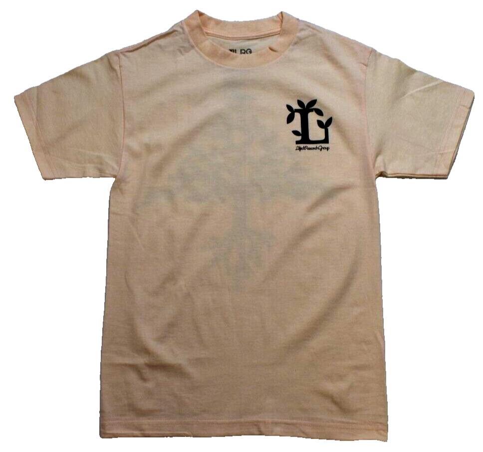 Lifted Research Group Mens LRG Leafy L Peach Shirt NWT Small Unisex T-Shirt S