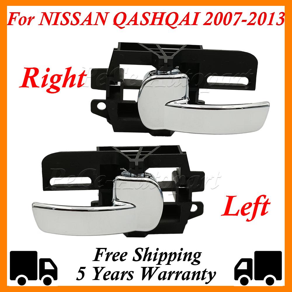 Left Or Right Interior Door Knob Handles 80671JD00E 80670JD00E For NISSAN QASHQAI 2007-2013 80671-JD00E 80670-JD00E