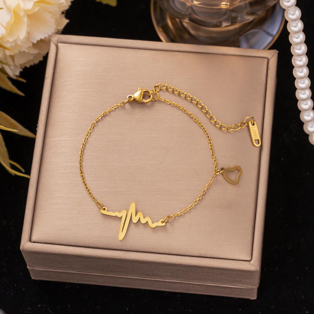 Fashion Titanium Steel Bracelet Never Fade Elegant Durable Jewelry for Women Men Unisex