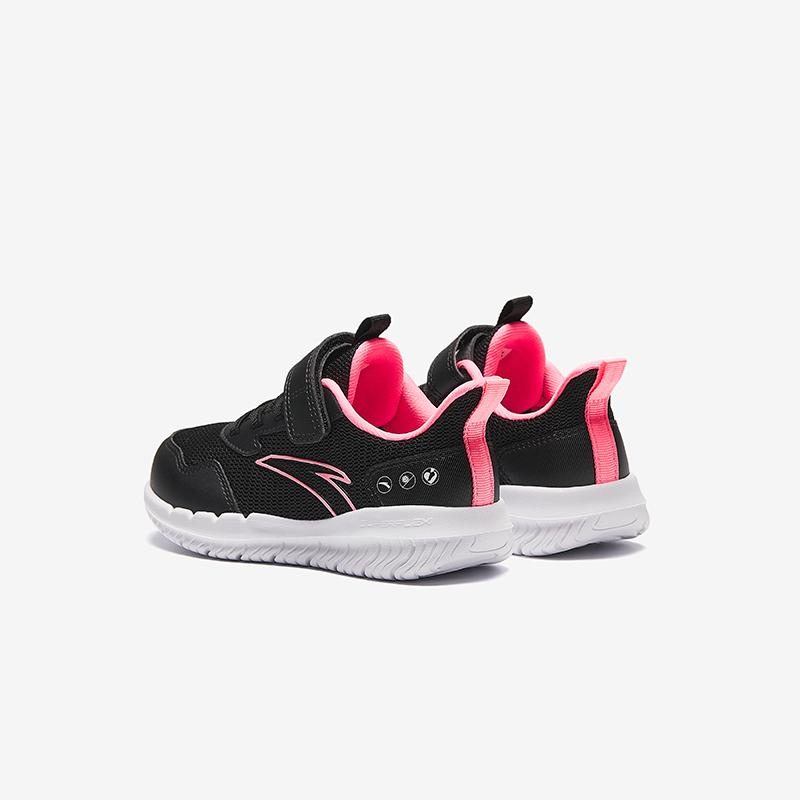 Anta Kids Vitality Comfortable Casual Lightweight Shock Absorption Low Top Running Shoes Kids Sneakers Black White A22439951-7