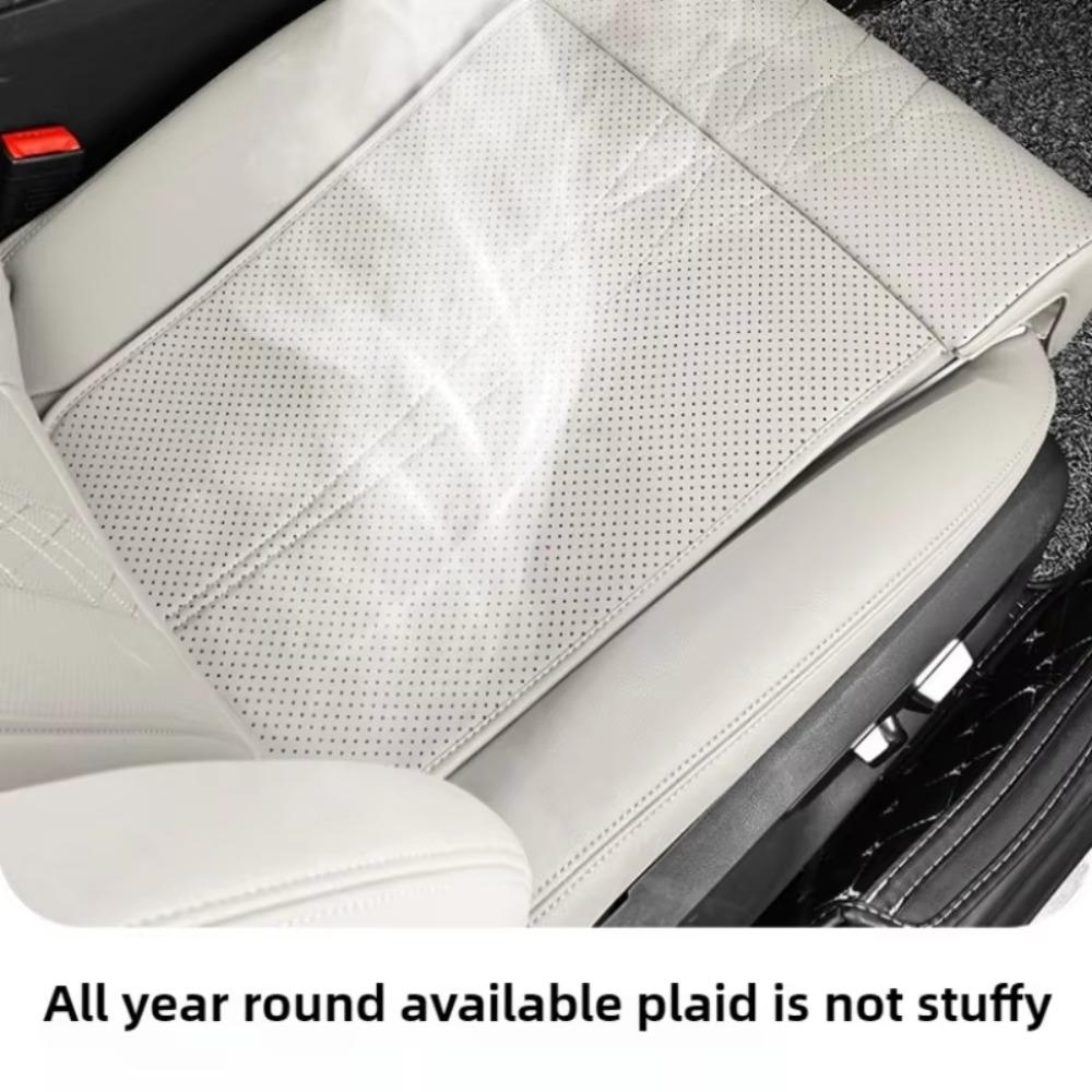 Leather Seat Extender Leg Cushion Memory Foam Seat Cushion New Car Seat Leg Support Pad  Long Drive
