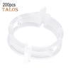 100/200/300/400/500Pcs Garden Plant Support Clips Grape Tomato Ties Vegetable Vine Stem Fixing Clip Cucumber Flower Squash Vine Upright Climbing