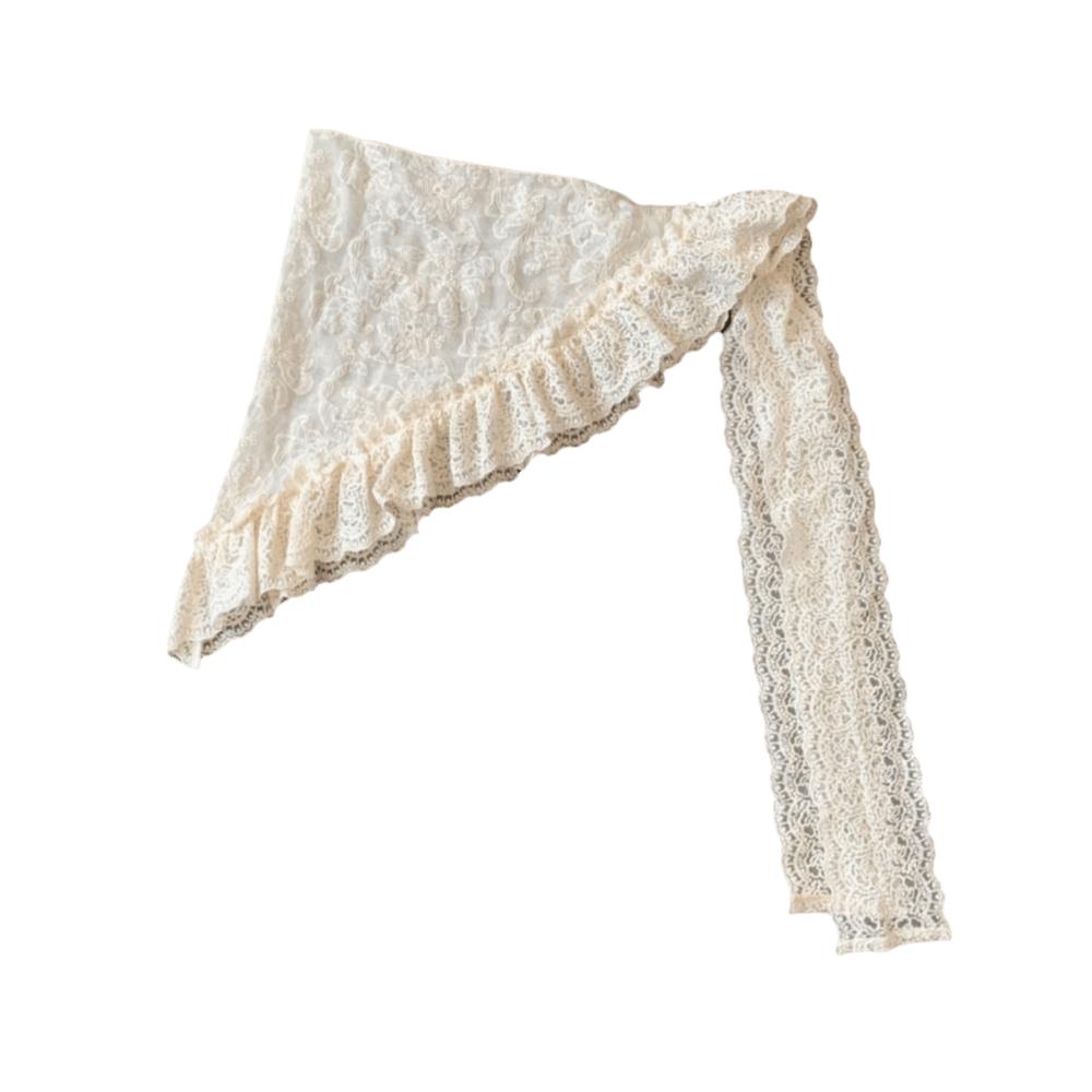 Lace Trim Fart Curtain Clothing Accessories Apron Wrap Skirt Trendy Butt Curtain  Summer