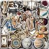 50PCS Vintage Art Aesthetic Stickers Hand-Painted Graffiti Designs Suitable for Decorating Mugs Notebooks and Phones Stickers