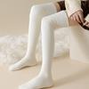 Thickened Lamb Wool Extended Knee Socks Children'S Fleece Warm Waxy Inner Women'S Thigh Socks