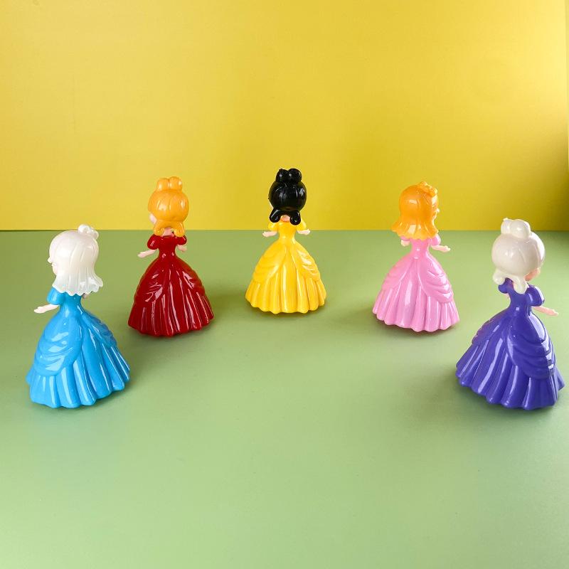 Princess Pull-Back Cartoon Car Toy for Kids: Girl's Gashapon Style