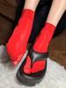 Sexy 8D Oil Shiny Socks High Elastic Ultra-Thin Short Socks Five Toes Split Sock Exotic Lingerie Candy Color Woman Clothing