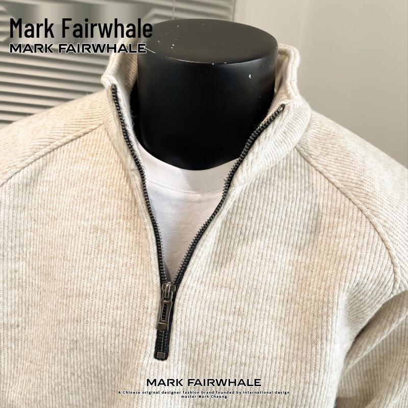 Mark Fairwhale Men's Fleece-Lined Half-Zip Pullover Sweater