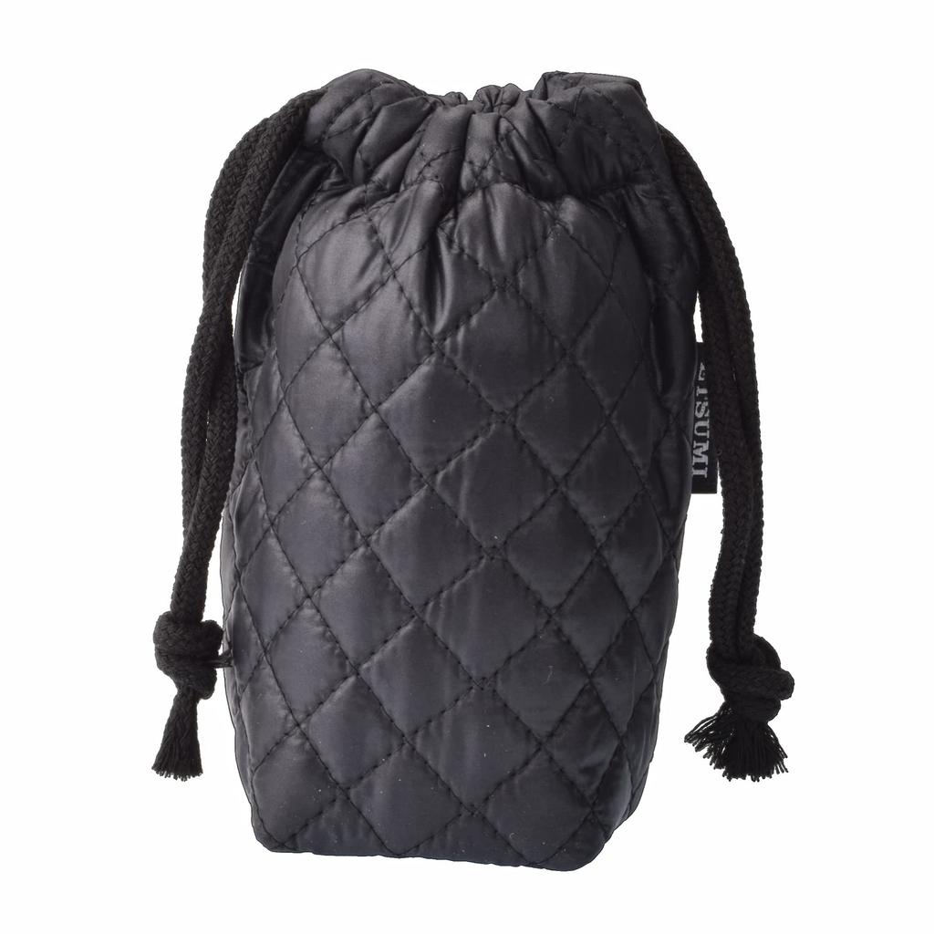 Etsumi Camera Case Lens Pouch L 180 X Black Quilted Made In Japan 100mm VE-5309