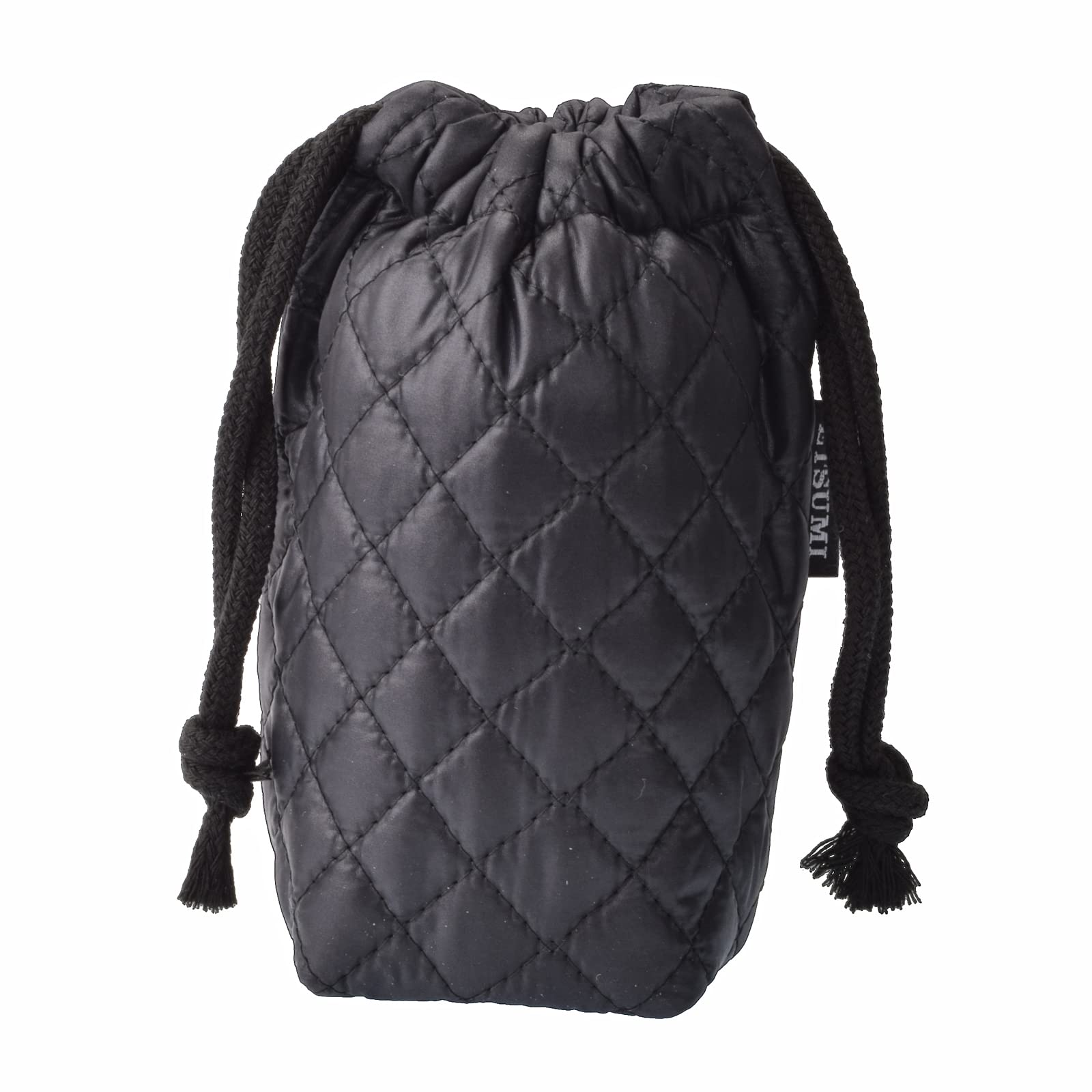 

Etsumi Camera Case Lens Pouch L 180 x Black Quilted Made in Japan 100mm VE-5309 чорний