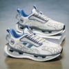 Men's shock-absorbing light casual sneakers spring summer soft-sole breathable outdoor racing running shoes student speed sports