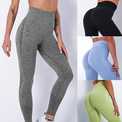 Women Seamless Training Tights Hip Enhancement Effect Profile Yoga Pants