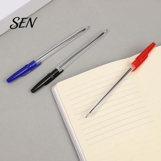 Professional Finance Room Pens 10PCS Ballpoint Pens, 1.0mm Conical Tip Anti Leakage Gel Durable Plastic Comfortable Grip Smooth Writing Pen for Office