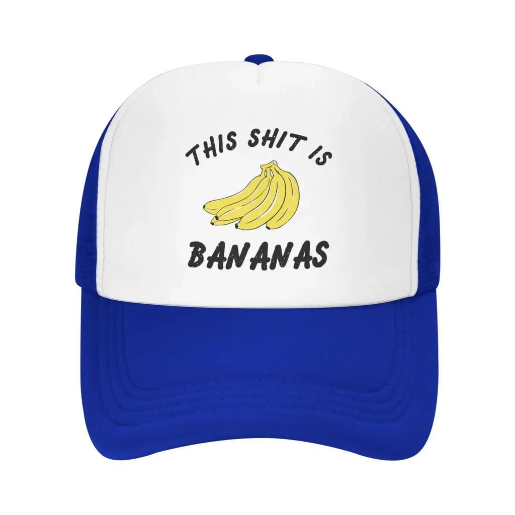 This Shit is Bananas Mesh Hat Unisex Women Baseball Cap Funny Trucker Hat
