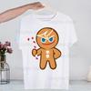 Shadow Milk Cookie Run Kingdom Pure Vanilla Cookie Men's Casual T-shirt High-fashioned Short-sleeved Men's T-shirt Men's Shirt