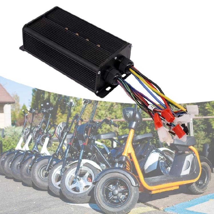 1200W Double Row 18 Tube Controller High Voltage Resistant Components Optimally Heat Dissipation for E Bike Scooter Part