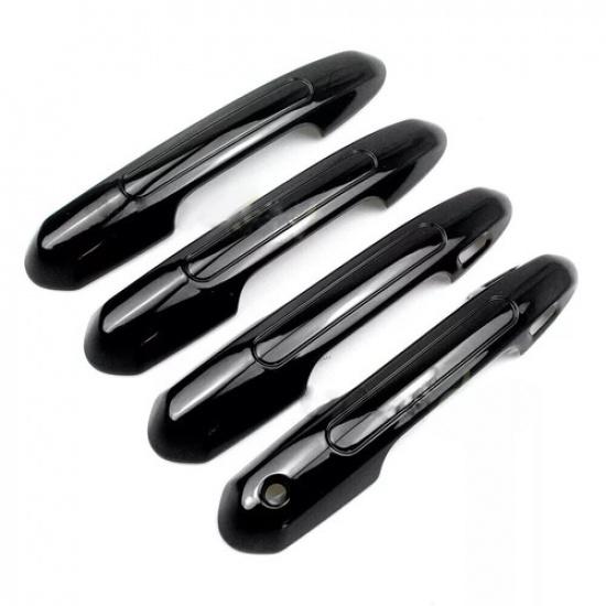 For Toyota Highlander - Gloss Black Style Side Door Handle Cover Trim