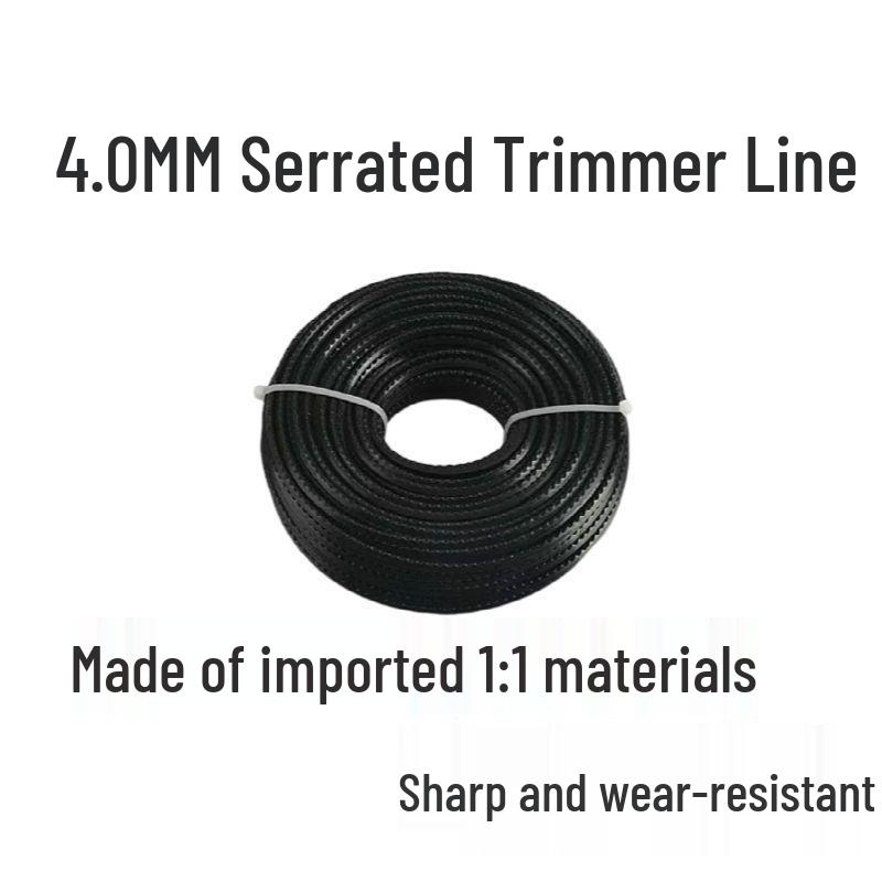 Universal Two-Color Serrated Grass Cutting Line Rope for Lawn Mowers