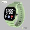LED Astronaut C3-12 Fashion Digital Sports Watch for Students and Children