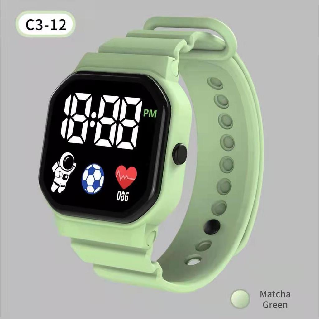 LED Astronaut C3-12 Fashion Digital Sports Watch for Students and Children