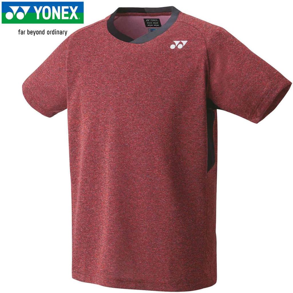 Short Sleeve Game Shirt Sunset Red SS [Yonex] (Fit Style) (496)