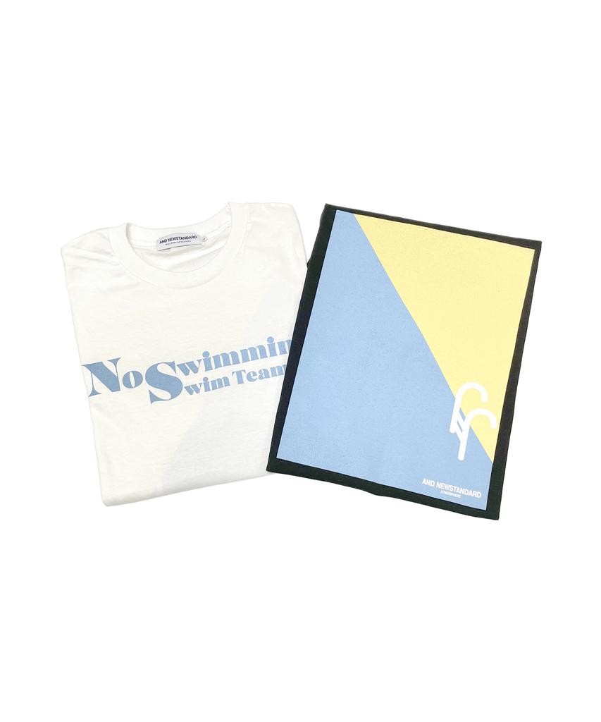 AND NEWSTANDARD No Swimming Swim Team T-Shirt (White)