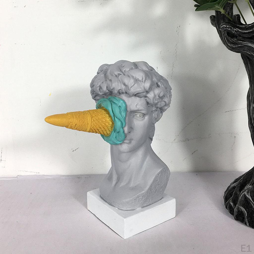 6.3 Inch Classic Resin Bust of Sculpture Statue Figurine for Home Decor