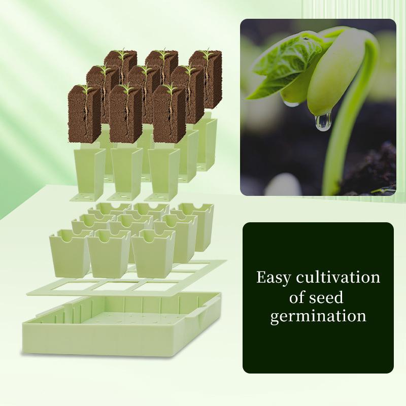 Seed Starter Tray Reusable Plastic Propagation for Gardening