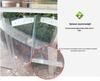 PVC Transparent Sliding Door Curtain - Windbreak, Rainproof, Household Partition