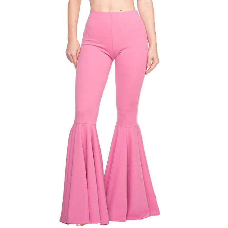 Women's High Waist Slim Fit Mermaid Flared Pants (YH8051)