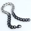 New 316L Stainless Steel Black and Primary Color Dual Hip Hop Bracelet Anklet