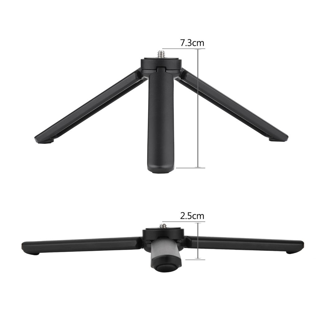 Lightweight Mini Desktop Tripod Aluminum Alloy Tripod Stand with 1 4 Inch Screw Wrench for DSLR ILDC Camera Camcorder