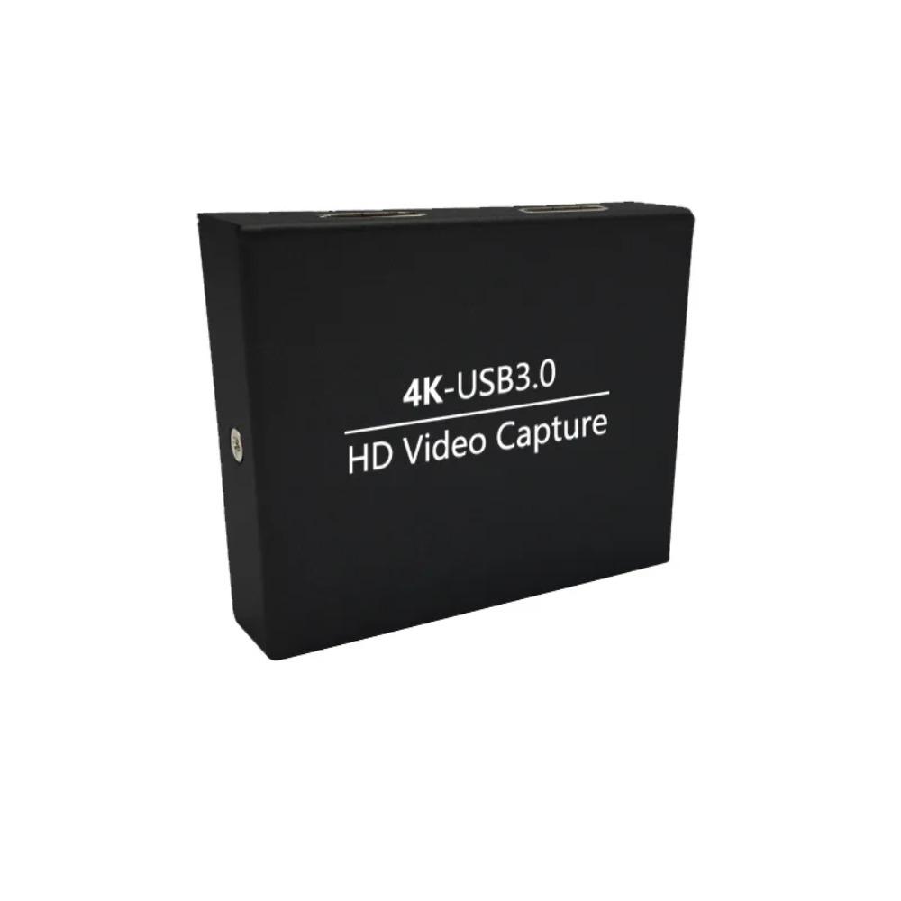 4K 60Hz USB3.0 HDMI-Compatible Video Capture Card Low Latency Live Streaming Game Recording PS4 Switch Xbox PC Laptop Camera