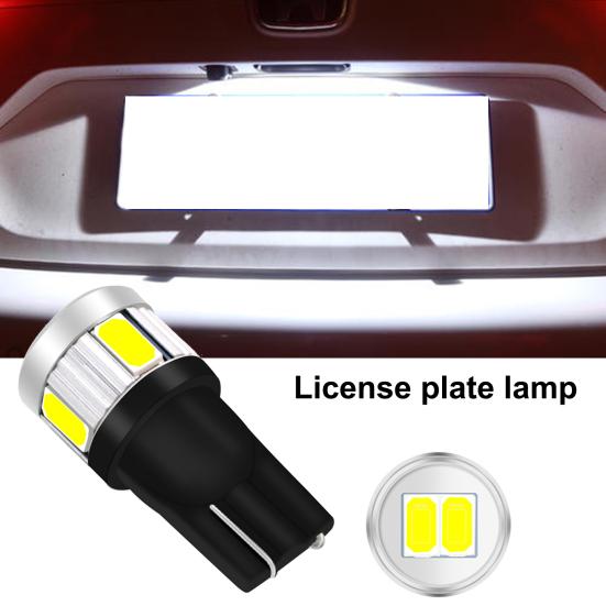 

10Pcs T10 LED Bulb Super Bright Replacement White Light Dome Lamp