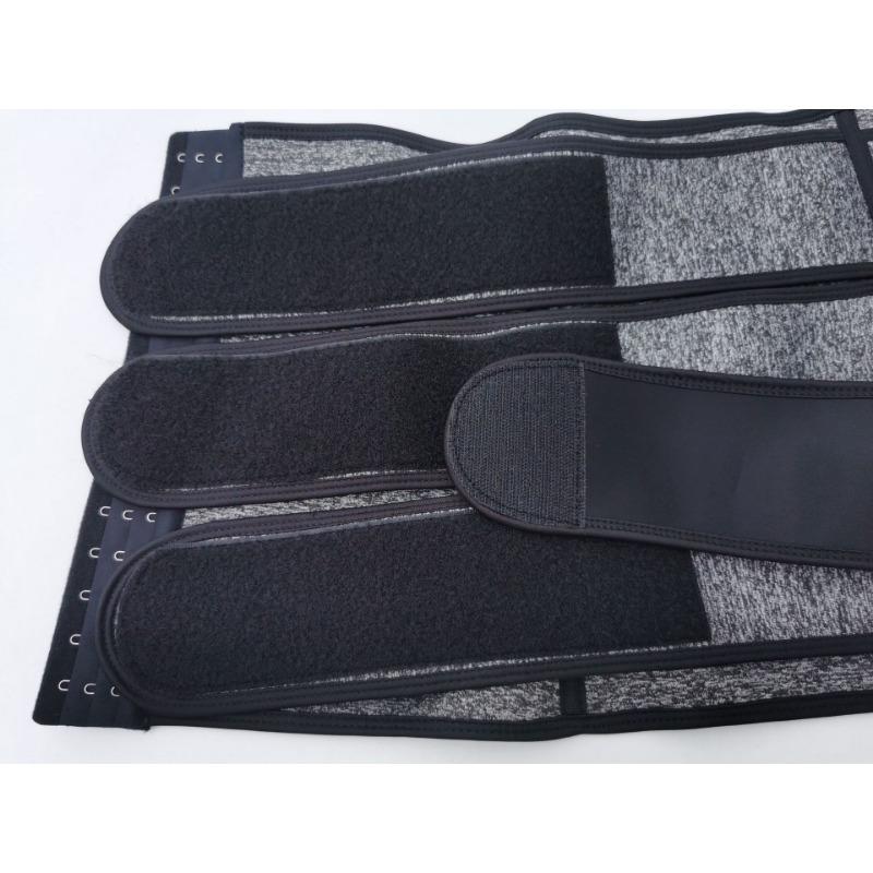 Women's Waist Trainer Corset 3 Belts Adjustable Neoprene Sauna Sweat Waist Trimmer Body  for Weight Loss Workout