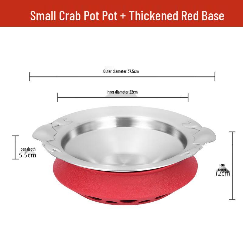 ZISIZ Three-Layer Steel Multi-Function Cooking Pot