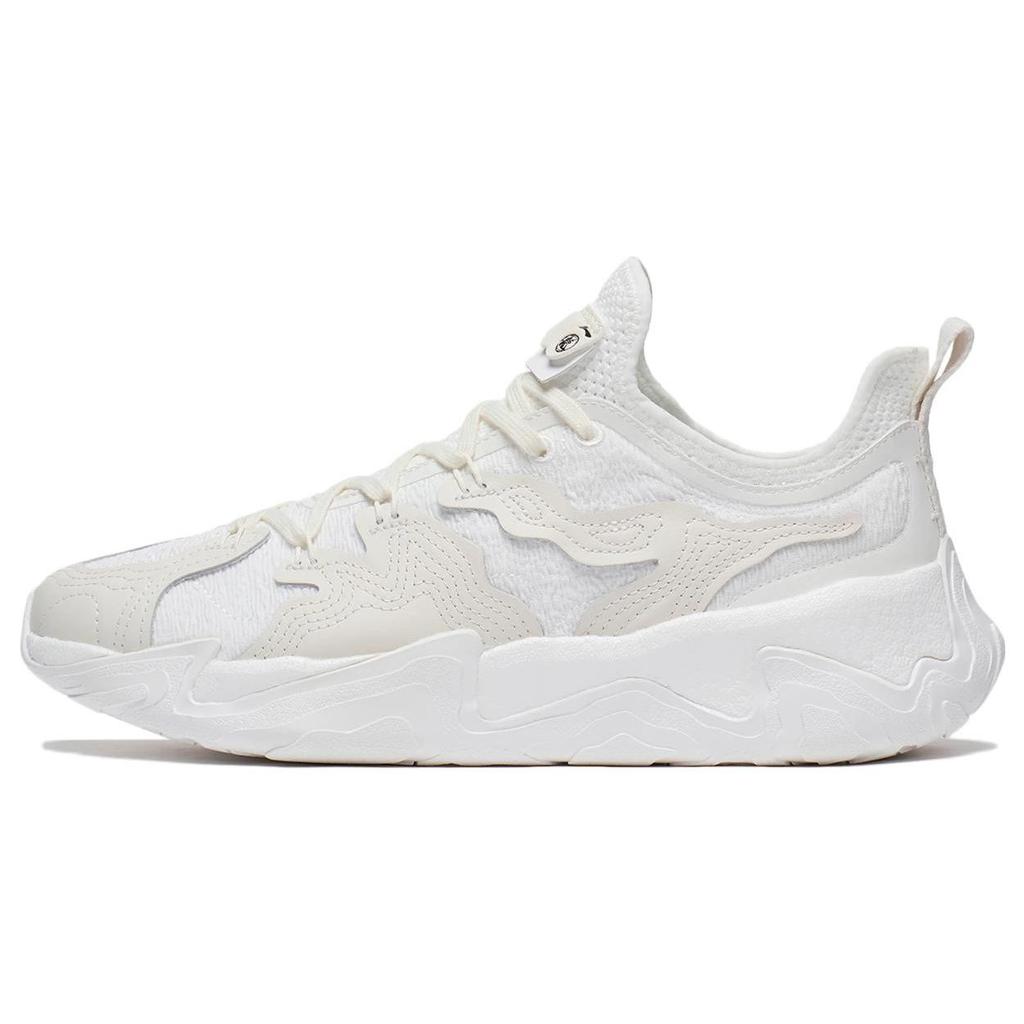 Li Ning Jackie Chan X  Kung Fu Series Fabric Synthetic Leather Comfortable Versatile Non-Slip Wear-Resistant Low-Top Sports Casual Shoes AZGT063-2