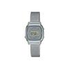 Casio Retro Small Dial Waterproof Watch Stainless Steel Band Quartz Movement Women watches Gray LA670WEM-7
