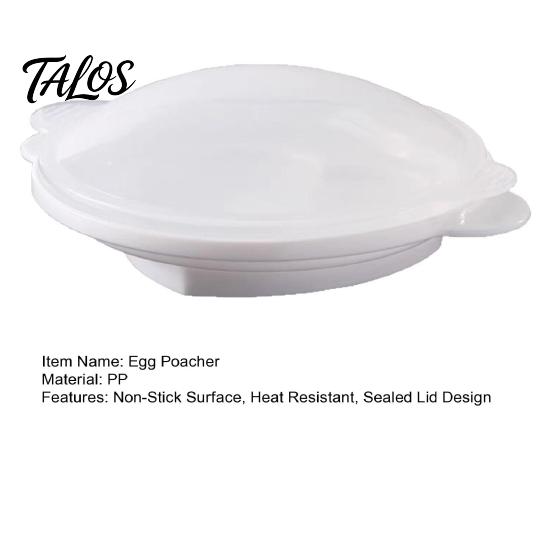 Reusable Egg Cooking Tray Heart Shape Microwave Poacher with Lid & Handle, Heat-Resistant Food-Grade PP Compact Cooker for Tender Poached Eggs,