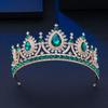 Rhinestone Bridal Crown Luxury Queen Princess Tiara Baroque Pageant Crown  Party Supplies