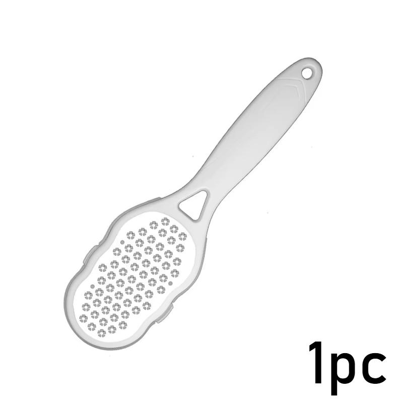 1pc Professial Heavy-Duty Stainless Steel Painless Foot File Remover with Splash Guard Handle Suitable for Care Cracked Heel