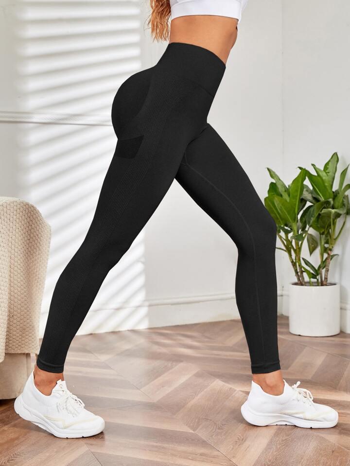 Peach Lift Yogahose mit hoher Taille für Damen – schnelltrocknend, nahtlos, enge Passform
