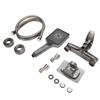 Handheld Shower Head System Kit Copper High Pressure Bathroom Shower Valve Kit with Hose Holder