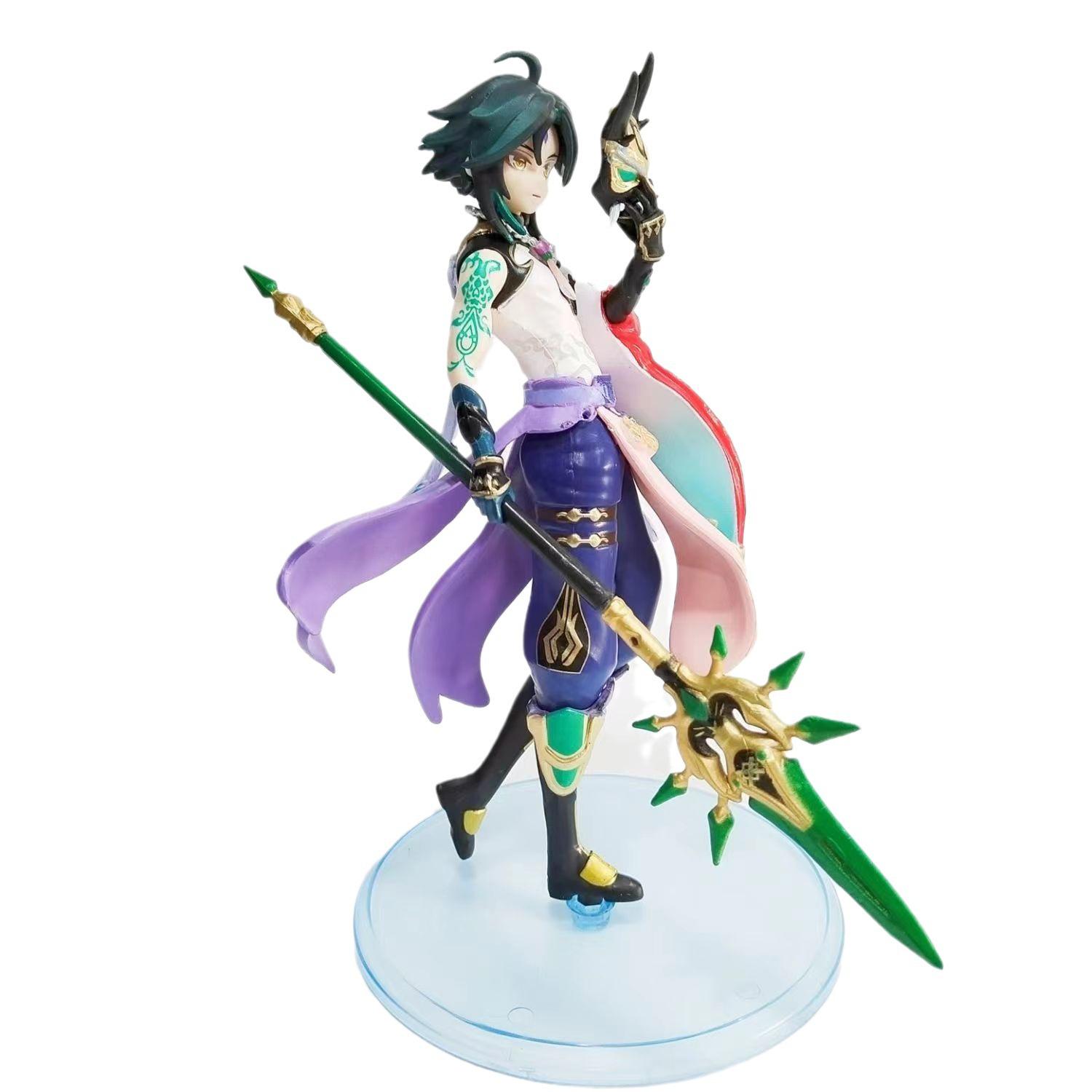 

Куклы-персонажи игровых персонажей Hu Tao, Klee, Ganyu, Paimon, Ningguang и Raiden Shogun, изготовленные вручную, модель сцены