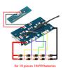 10 Cells 18650 Li-ion Battery Storage Box Plastic Case PCBA Protection Circuit Board for Bosch 18V BAT618 Battery Shell Housings