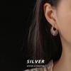 Orecchini Piccoli a Forma di Sole e Luna Retrò Moda Oro Argento Stile Punk Moda Metallo Usura Quotidiana Gioielli per Orecchie Donna Ragazza