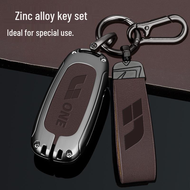 Compatible Ideal L7 Key Cover for 2023 Ideal One L8 Car, Protective Shell with Key Buckle for Men and Women