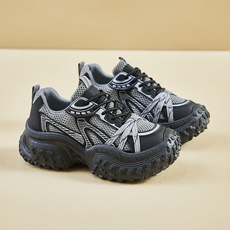 ins Korean version of the new dad shoes women's spring student sports running casual thick sole height increase street shot M-98